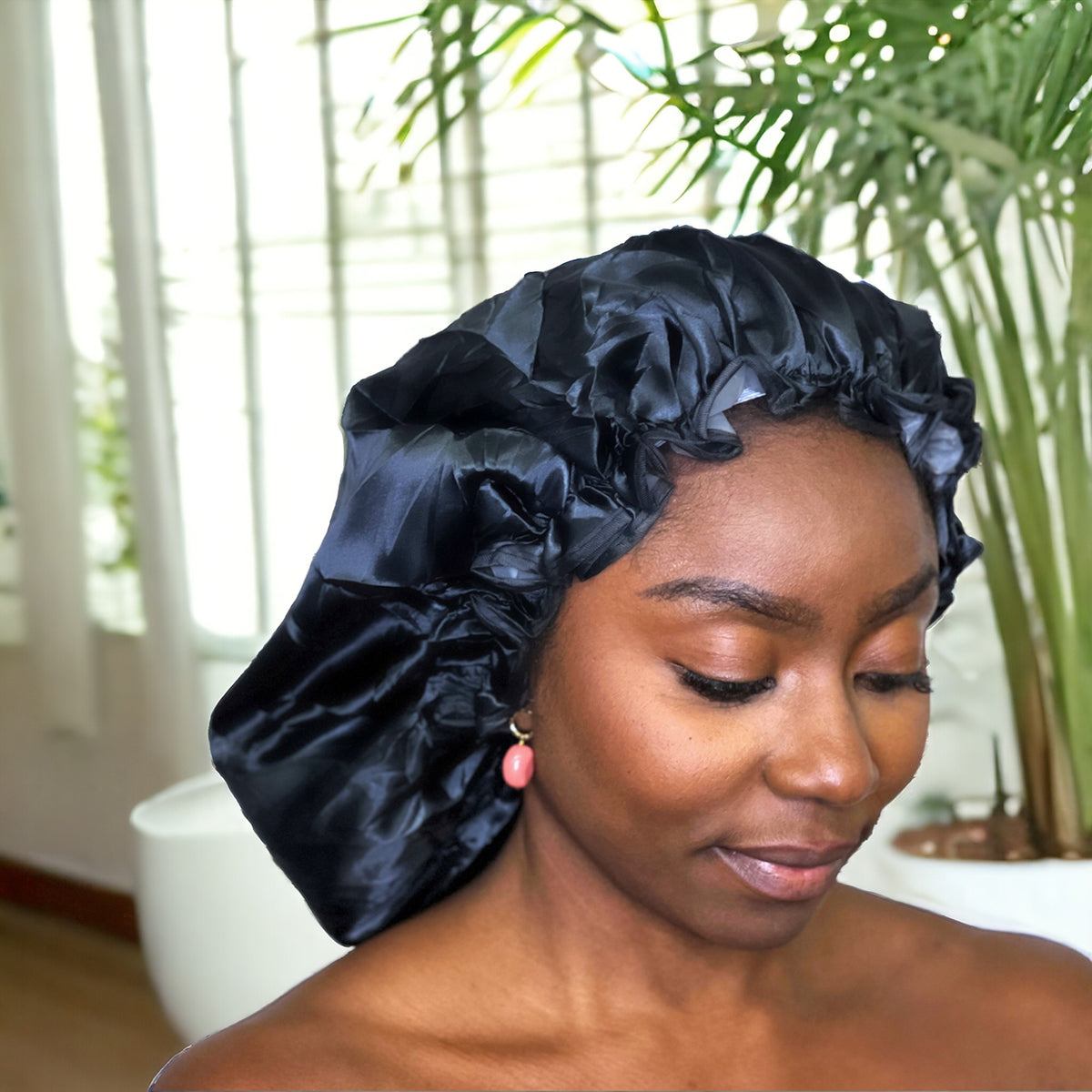 1 bonnet de douche élastique pour femme bonnet de cheveux - Temu France