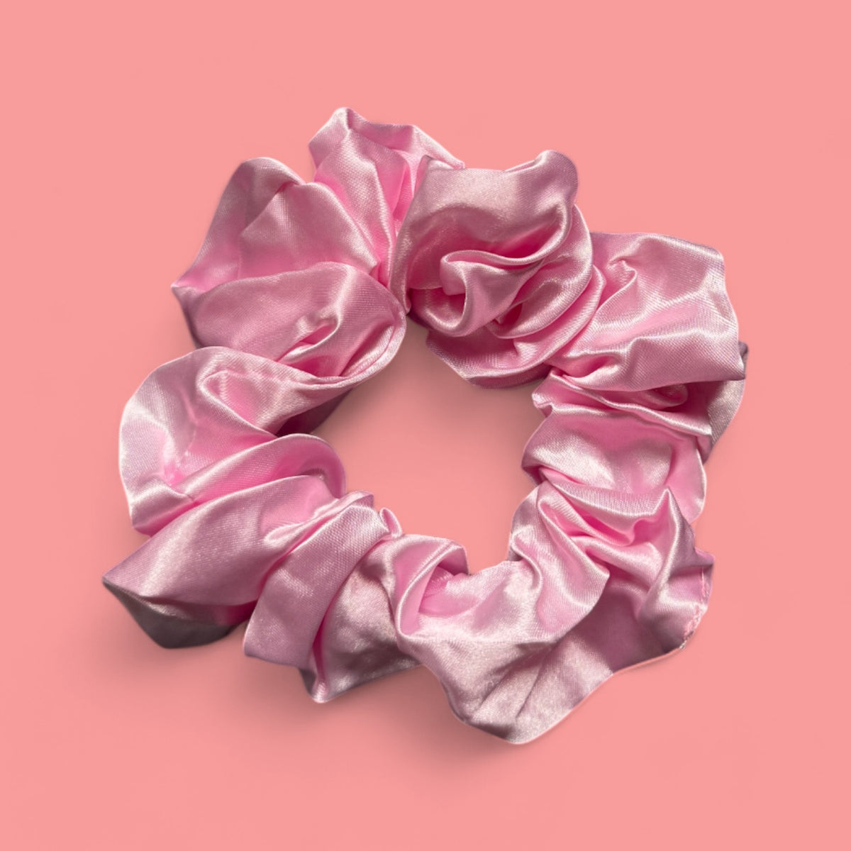 Serre-tête / Scrunchie Équitation En Fausse Soie - Blanc