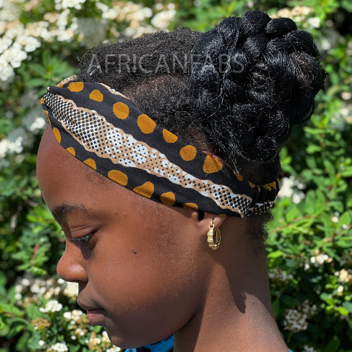 African Bonnet Kente imprimé pour les cheveux (Mère+Fille / Ensemble M –  AfricanFabs