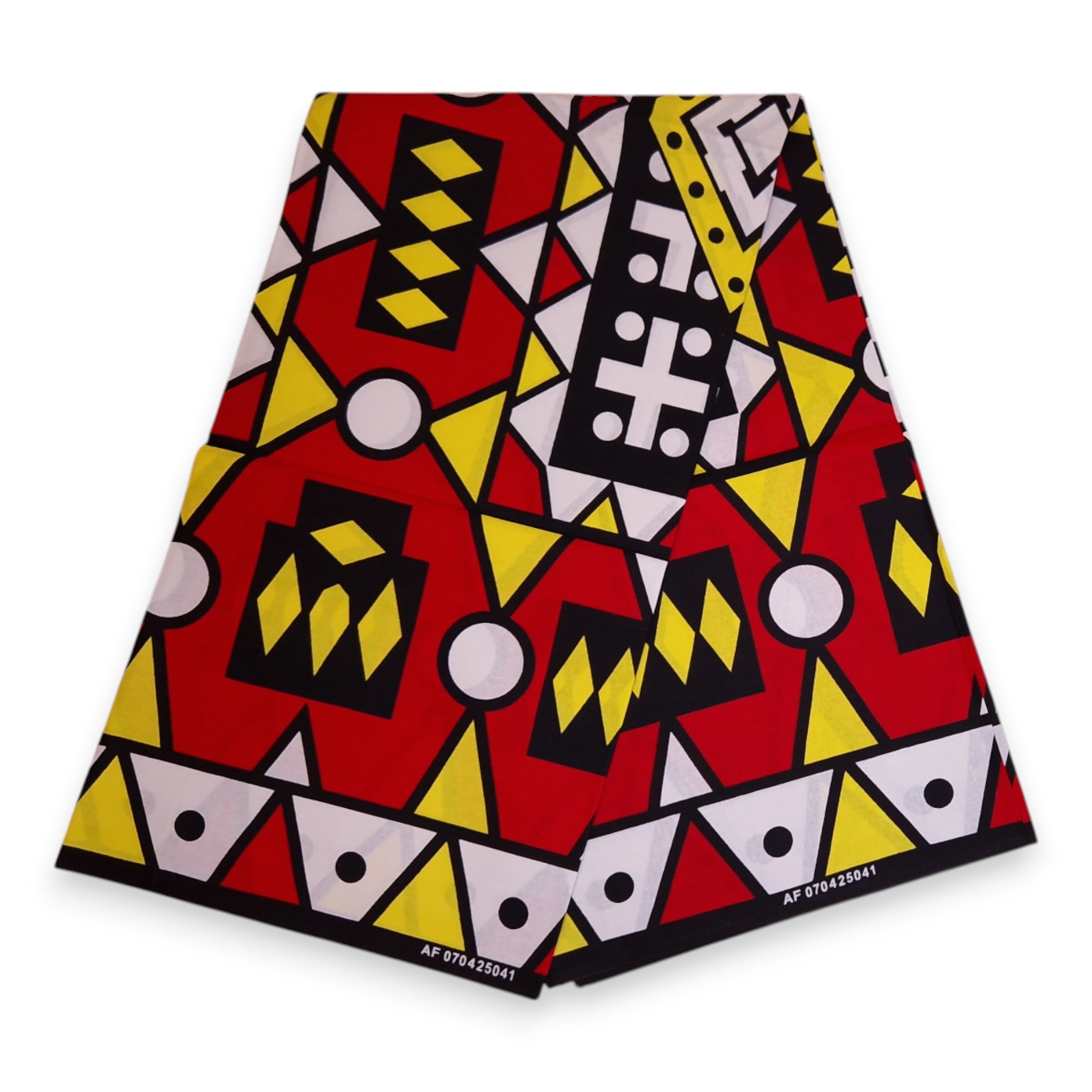 Rouge Samakaka / Samacaca (Angola) - Tissu africain / tissu wax - 100% coton