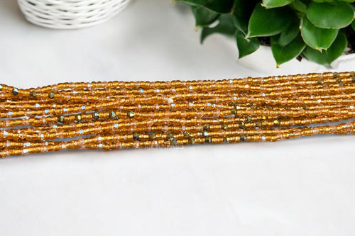 Baya Bijoux / Bine Bine / Waist Beads / Perles De Taille africaine - Ose - Or (non élastique)