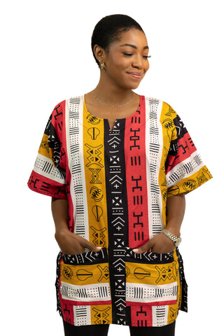 Motif africain vetement hotsell