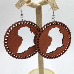Boucles d'oreilles africaines | Bois du continent africain