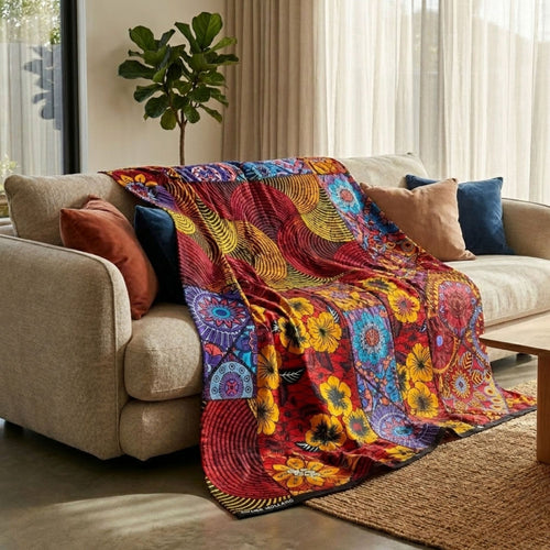 4 Fat quarters - Vert X mix Tissus Patchwork - Coupons Tissus imprimé africain