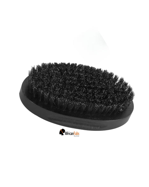 Wave Brush - Soft-Medium 360 Waves Brosse à ondulations pour coiffure bonnet durag - Noir - Unisexe
