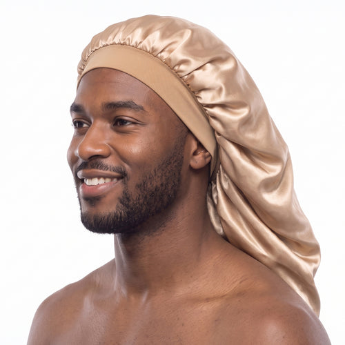Bonnet en satin pour dreadlocks / Tresses / Rasta - Kaki Dreadsock / Bonnet de nuit en satin / Bonnet pour cheveux