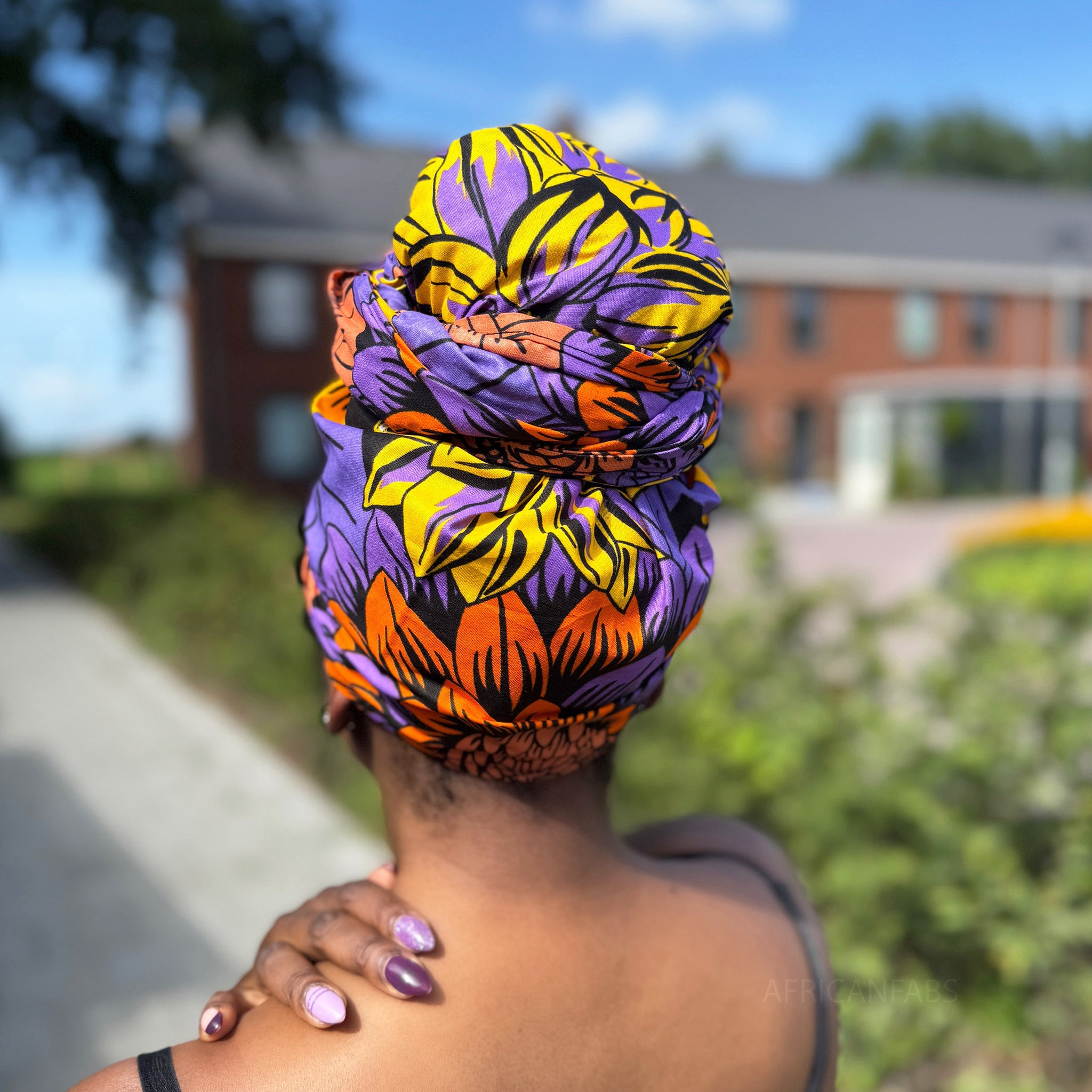 Foulard Léopard Violet En Polyester - Neuf Avec étiquettes - Décoration Afrique, Tenture Ou Accessoire Unisexe