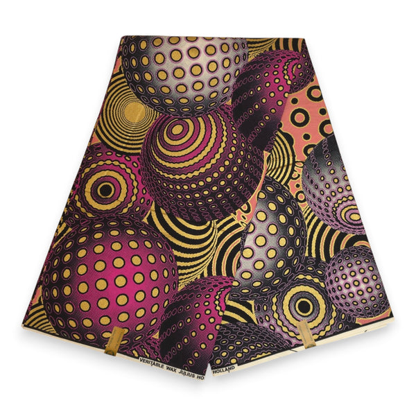 Bandeau imprimé africain - Adultes - Accessoires pour cheveux - Rose Or Patterns