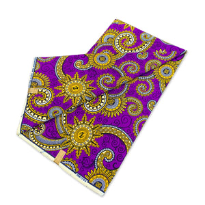 Tissu africain / tissu wax - Violet Royal