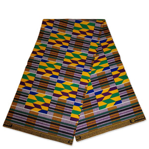 Tissu kente / Kinte pagne imprimé / tissu Ghana KT-3109 - 100% coton