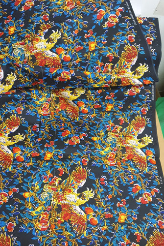 Tissu africain / tissu wax - Multicolor Bird - Polycoton (Important : à lire)