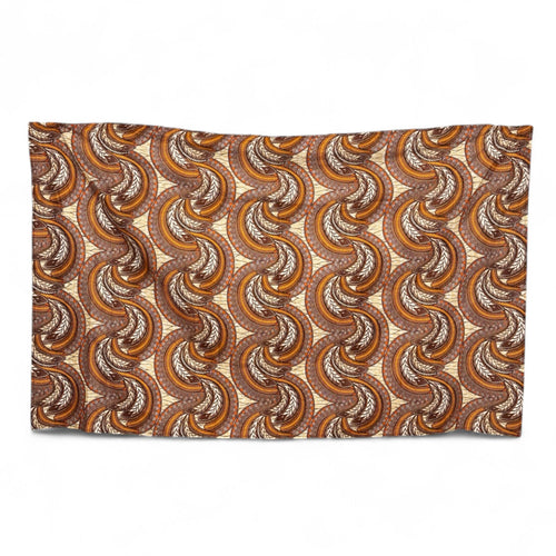 Paréo  / Sarong / Pagne - Jupe de plage en coton / écharpe de portage - Beige Feather