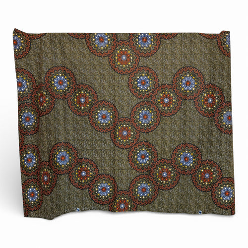 Paréo  / Sarong / Pagne - Jupe de plage en coton / écharpe de portage - Orange Dotted Print