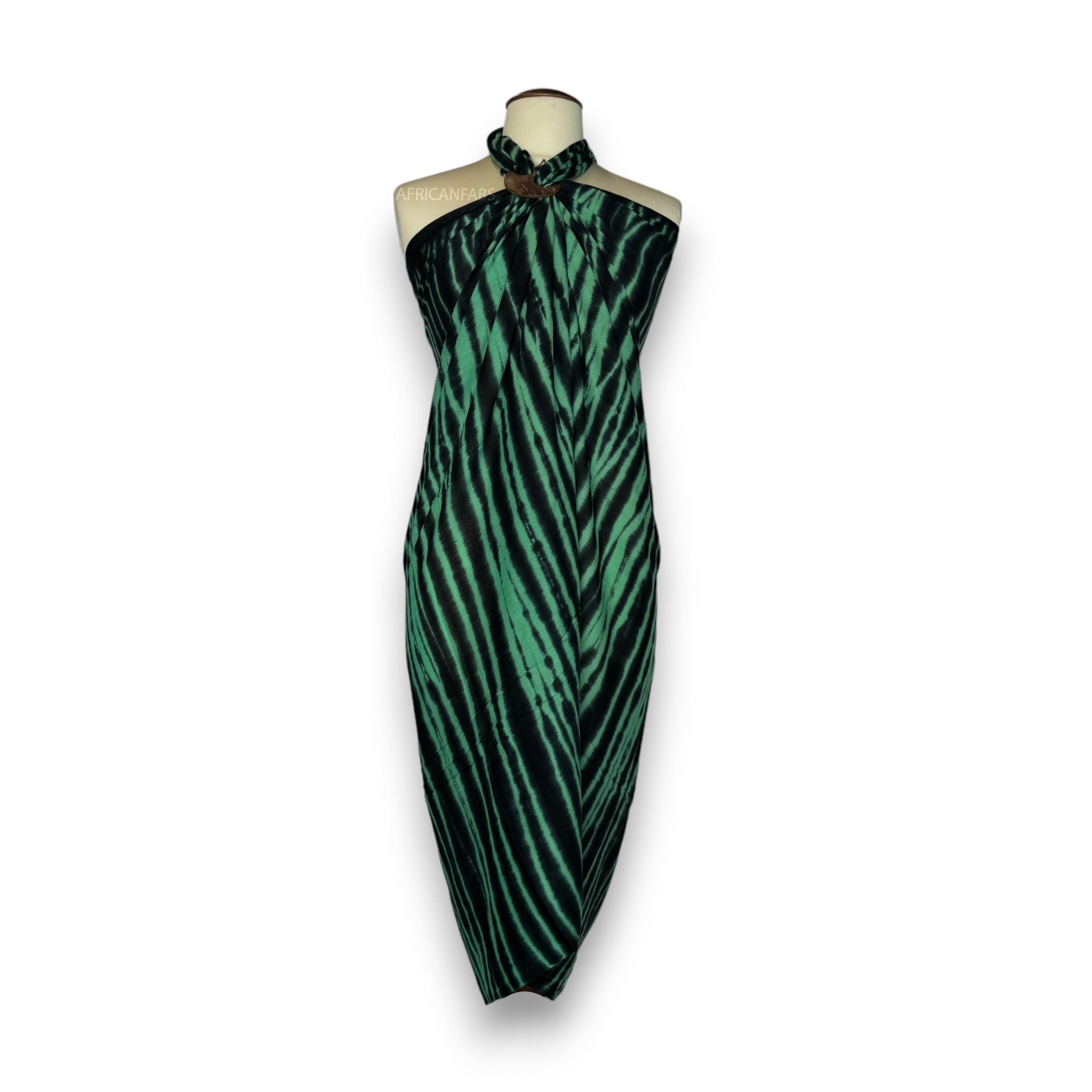 Paréo  / Sarong - Jupe enveloppante / tenue de plage -  Vert