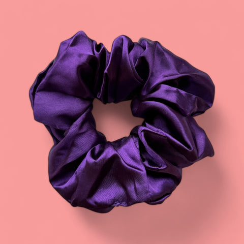 Deluxe  Chouchou / Scrunchie Satin - Accessoires - Violet