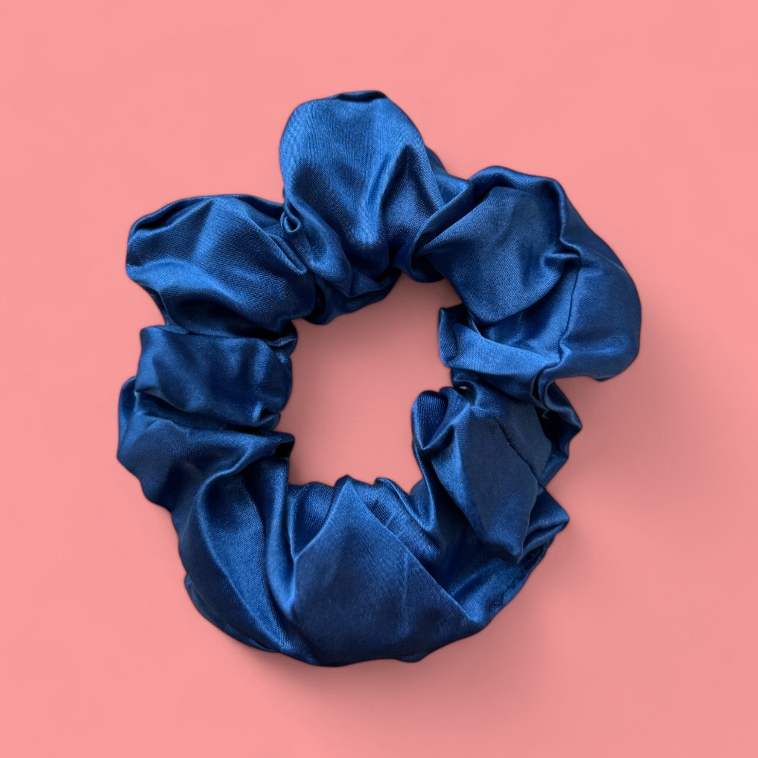 Deluxe  Chouchou / Scrunchie Satin - Accessoires - Bleu