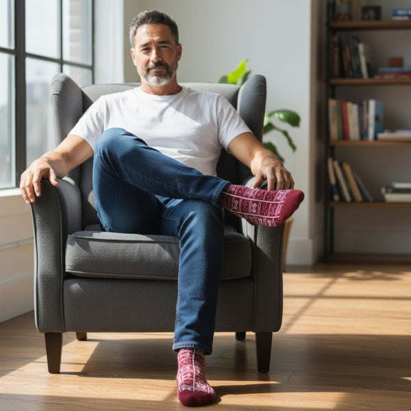 Chaussettes africaines / chaussettes afro - Lot de 3 paires EVA