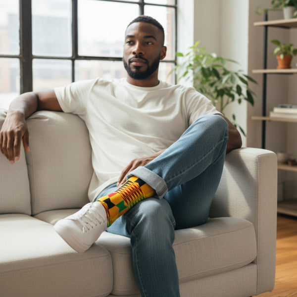 Chaussettes africaines / chaussettes afro - Lot de 3 paires ISEN