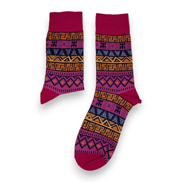 Chaussettes africaines / chaussettes afro - Lot de 3 paires ENẸIRRỌVBUGIE