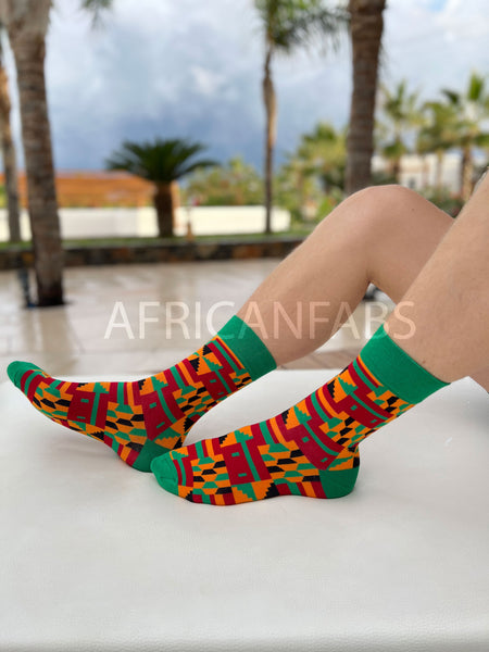 Chaussettes africaines / chaussettes afro - Lot de 3 paires EHAN