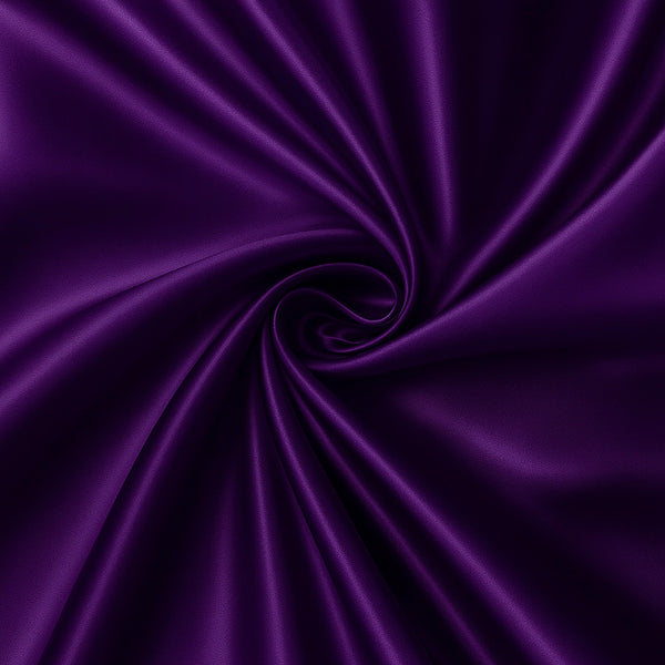 Taie d'oreiller en satin Violet 60 x 70 cm taille standard - Taie d'oreiller en satin soyeux