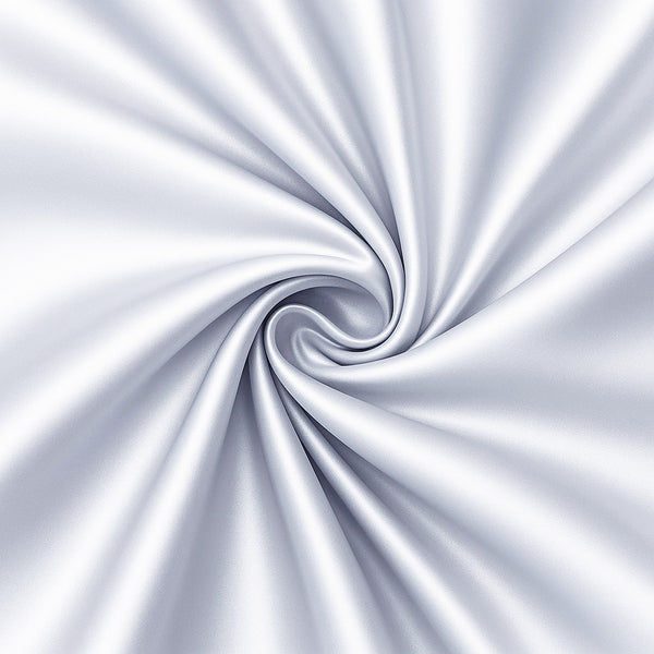 Taie d'oreiller en satin Gris argenté 60 x 70 cm taille standard - Taie d'oreiller en satin soyeux