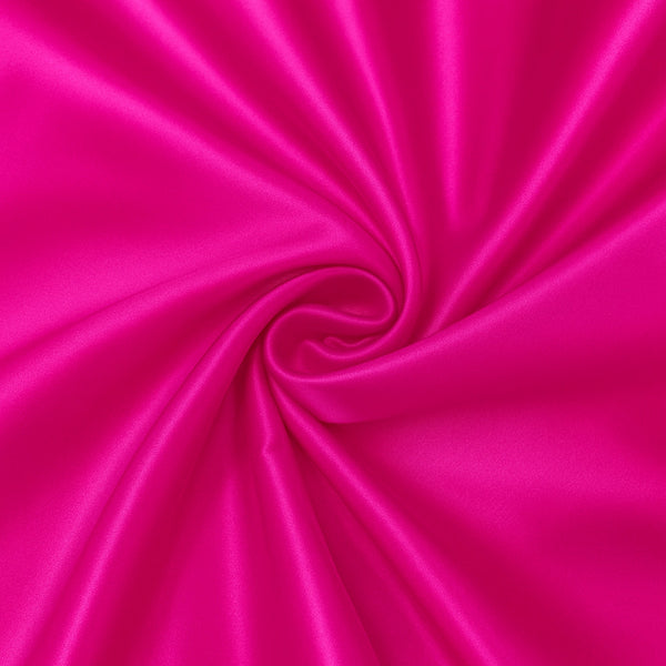 2 PIÈCES - Taie d'oreiller en satin Fuchsia 60 x 70 cm taille standard - Taie d'oreiller en satin soyeux