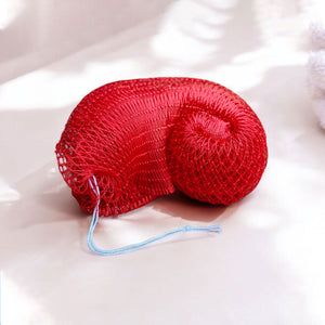 Éponge Africaine / Djampé / Sapo Sponge / filet pour se laver - Rouge