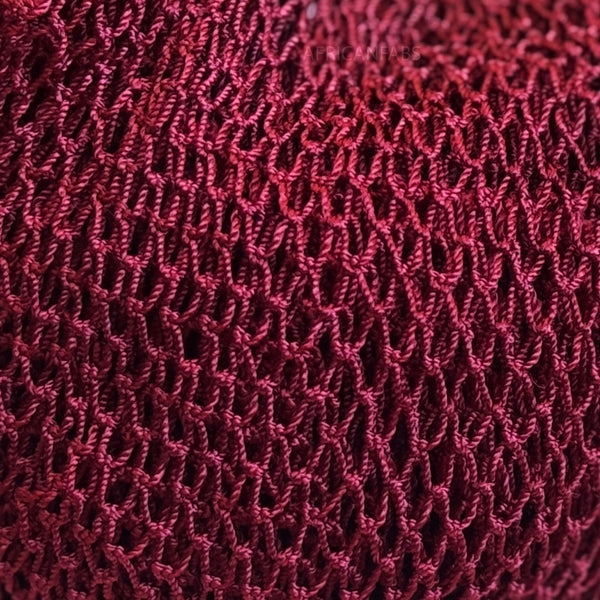 Éponge Africaine / Djampé / Sapo Sponge / filet pour se laver - Rouge bordeaux