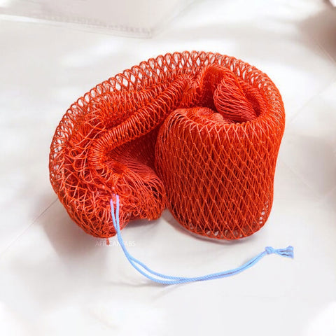 Éponge Africaine / Djampé / Sapo Sponge / filet pour se laver - Orange