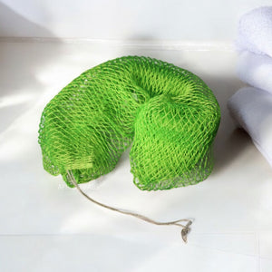 Éponge Africaine / Djampé / Sapo Sponge / filet pour se laver - Vert néon