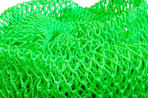 Éponge Africaine / Djampé / Sapo Sponge / filet pour se laver - Vert néon
