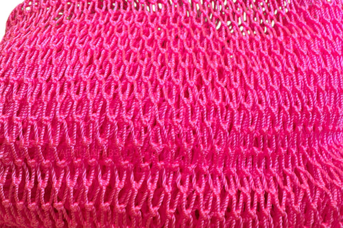 Éponge Africaine / Djampé / Sapo Sponge / filet pour se laver - Rose
