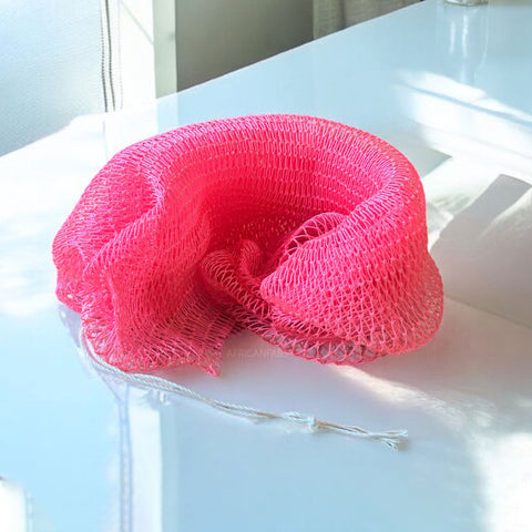 Éponge Africaine / Djampé / Sapo Sponge / filet pour se laver - Rose
