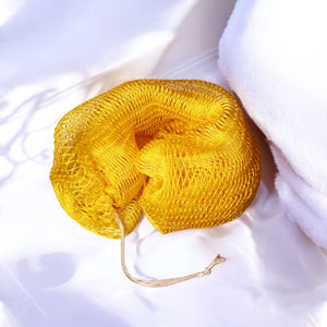 Éponge Africaine / Djampé / Sapo Sponge / filet pour se laver - Honey Jaune