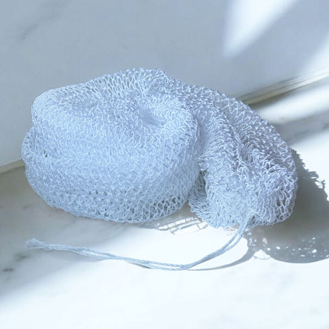 Éponge Africaine / Djampé / Sapo Sponge / filet pour se laver - Blanc