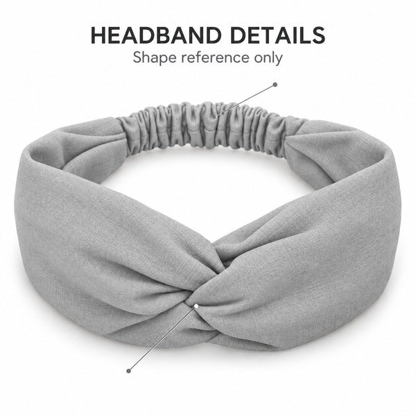 Bandeau imprimé africain - Adultes - Accessoires pour cheveux - Marron mud