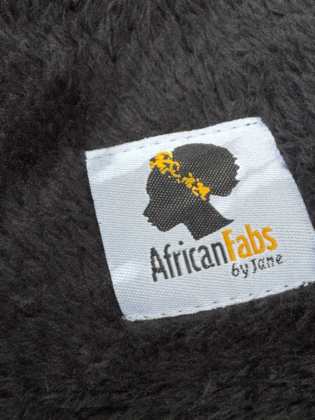 Imprimé africain Echarpes d'hiver pour adultes Unisex - Marron Bogolan