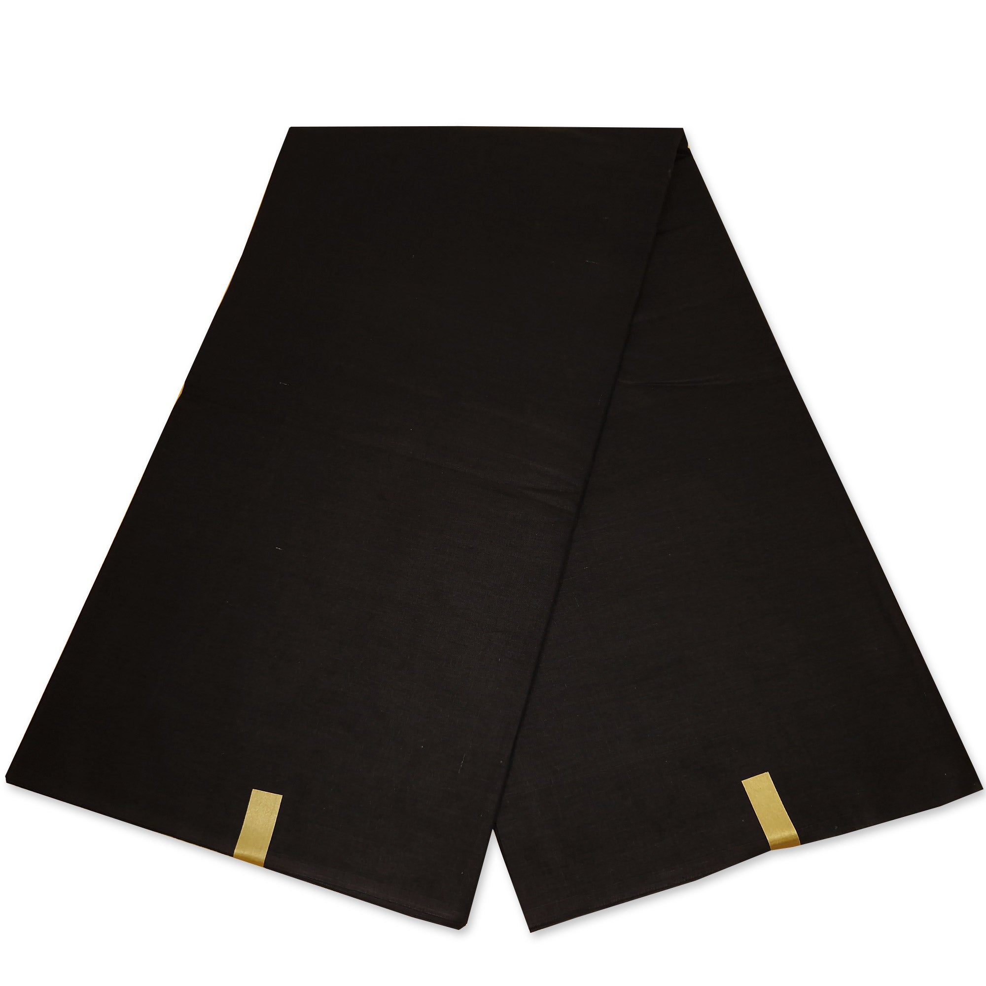 Tissu uni noir - Couleur unie noire - 100% coton