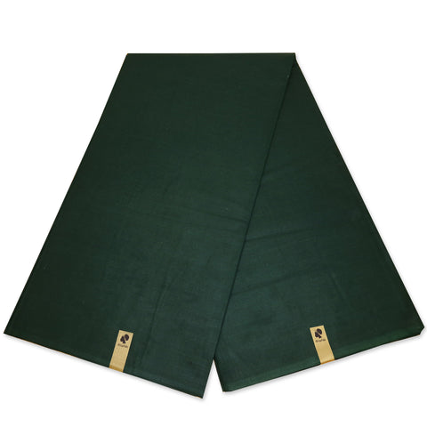 Tissu uni vert foncé - Couleur unie vert foncé - 100% coton