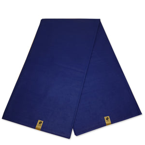 Tissu uni bleu - Couleur bleue unie - 100% coton