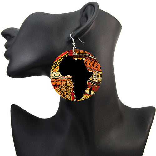 Le continent africain en vedette | Boucles d'oreilles africaines
