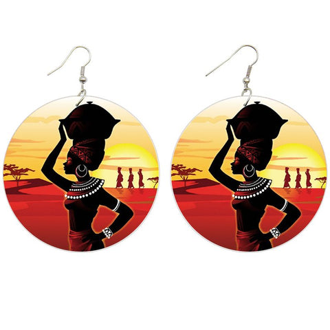 Boucles d'oreilles africaines | Horizon in Africa