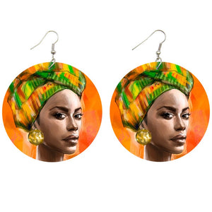 African Gele | Boucles d'oreilles africaines