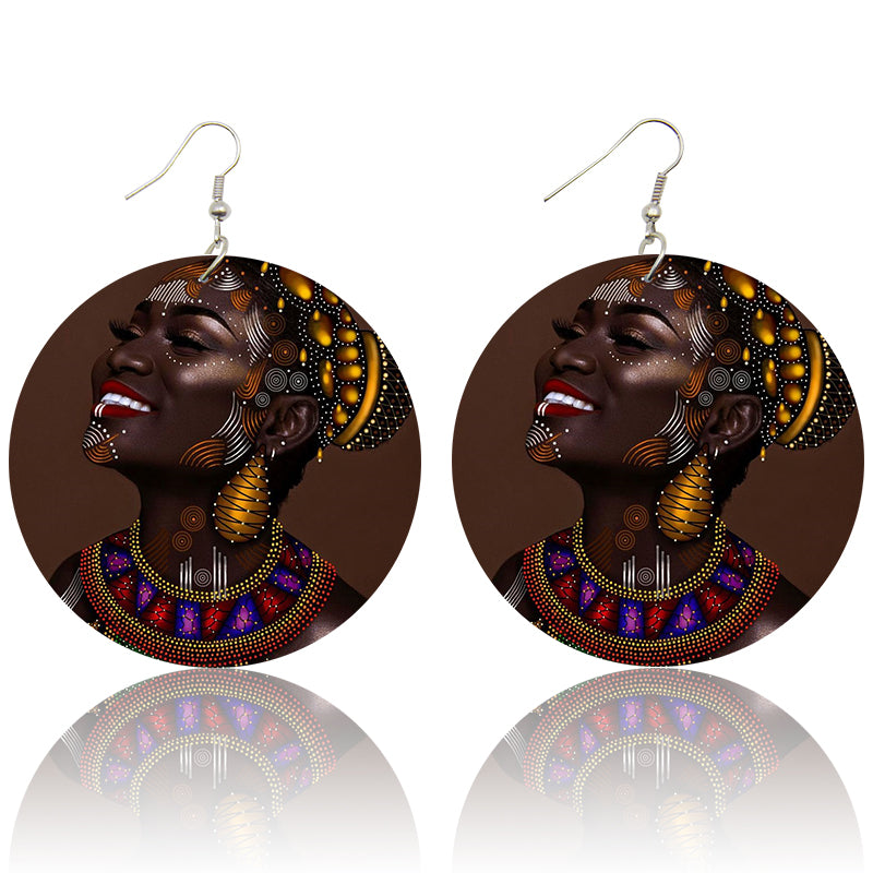 Traditional Portrait | Boucles d'oreilles africaines