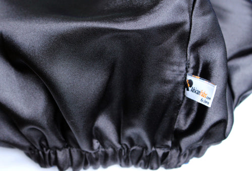 Turban facile - Bonnet en satin - Moutarde & Rose