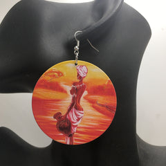Boucles d'oreilles africaines | African River Woman
