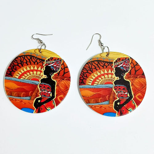 Boucles d'oreilles africaines | African Stylish Woman