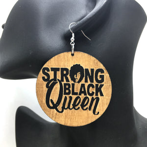 Boucles d'oreilles africaines | Strong Black Queen