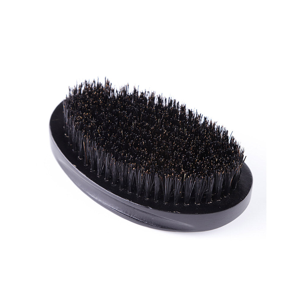 Wave Brush - 360 Waves Brosse à ondulations courbes pour coiffure bonnet durag - Noir - Unisexe